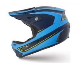 Specialized Dissident Comp DH Fullface Helm | Navy-Neon Blue Signal