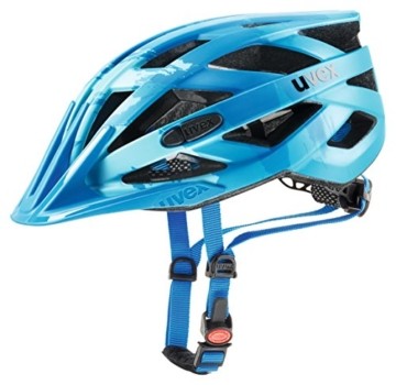 Uvex Erwachsene I-VO CC Fahrradhelm, lightblue-blue mat, 56-60 cm - 1