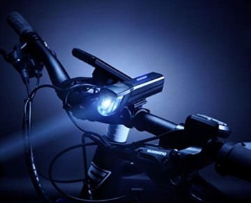 FISCHER LED Beleuchtungsset, mit 360° Bodenleuchte für mehr Sichtbarkeit und Schutz, aufladbare Akkus mit USB - 7