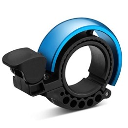 Malker Fahrradklingel,2020 Aluminiumlegierung O-Design Innovative Fahrrad Ring, klaren Sound Fahrradklingeln,ür Lenker von 22,2 bis 31.8mm（Blau） - 1