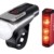 SIGMA SPORT - LED Fahrradlicht Set Aura 80 und BLAZE | StVZO zugelassenes, akkubetriebenes Vorderlicht und Rücklicht mit Bremsfunktion - 1