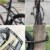 toptrek Faltschloss mit Halterung Rotieren Fahrradschloss Schlüssel Lang 100cm 8 Gelenken Fahrradschloß Sicherheitsstufe Fahrrad Schloß für MTB/Rennrad/BMX/Ebike (Schwarz) - 3