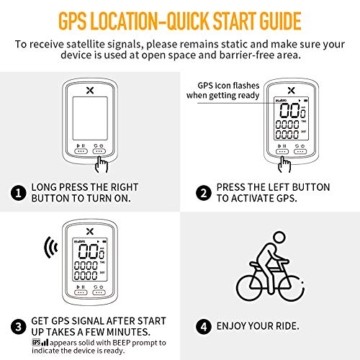 Xoss G GPS-Fahrradcomputer, kabellos, Tacho, Kilometerzähler, Rad-Tracker, wasserdicht, für Rennrad, MTB, Fahrrad, Bluetooth, g - 3