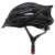 Fahrradhelm für Erwachsene, verstellbare leichte Fahrradhelme für Männer und Frauen, Rennrad- und Mountainbike-Helm mit abnehmbarem Visier und LED-Rücklicht (Schwarz) - 1