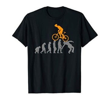 Evolution MTB Mountainbike Zubehör Fahrrad Bike lustiges fun T-Shirt - 1