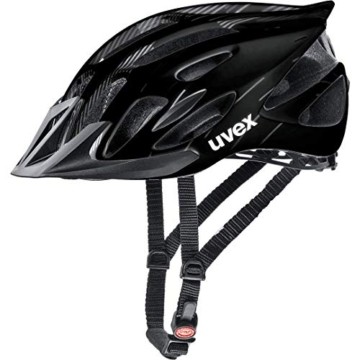 Uvex Unisex – Erwachsene, flash Fahrradhelm, black, 57-61 cm - 1