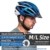 VICTGOAL Fahrradhelm mit Sicherheit LED Rear Light Mountain Bike Helm für Herren Damen Fahrradhelm mit Abnehmbares Visier Road Cycling Helm (Schwarz Rot) - 2