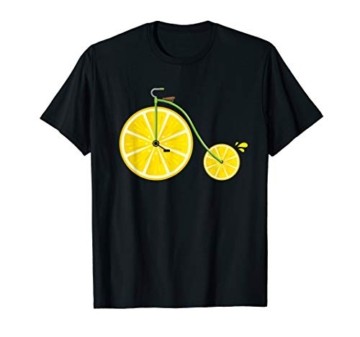 Zitronen Bike - Lustiges Lemon Fahrrad Rad Geschenk Motiv T-Shirt - 1