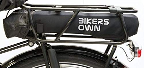BikersOwn Universal Ebike Gepäck – Akkuschutz Cover Regenschutz, schwarz, One Size -