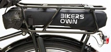 BikersOwn Universal Ebike Gepäck - Akkuschutz Cover Regenschutz, schwarz, One Size - 1