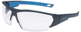 uvex i-Works Schutzbrille 9194 - Kratzfest & Beschlagfrei, 100% UV-400-Schutz - Sicherheitsbrille mit Klarer Scheibe - Arbeitsbrille mit Antibeschlag- und Antikratz-Beschichtung - 1