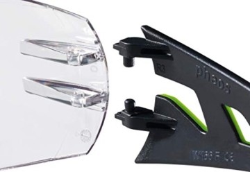 Uvex Pheos Schutzbrille - Supravision Excellence - Transparent/Schwarz-Grün - 2
