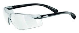 Uvex Unisex Erwachsene Sportbrille Flash, Black clear, one size - 1
