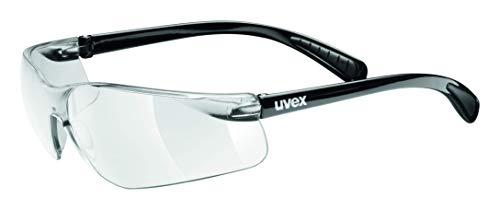 Uvex Unisex Erwachsene Sportbrille Flash, Black clear, one size -