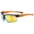 uvex Unisex – Erwachsene, sportstyle 115 Sportbrille, inkl. Wechselscheiben, black matt/orange, one size - 1