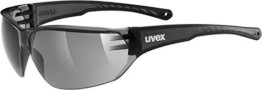 uvex Unisex – Erwachsene, sportstyle 204 Sportbrille, smoke/smoke, one size - 1