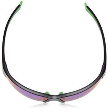 uvex Unisex – Erwachsene, sportstyle 215 Sportbrille, black mat green/green, one size - 7