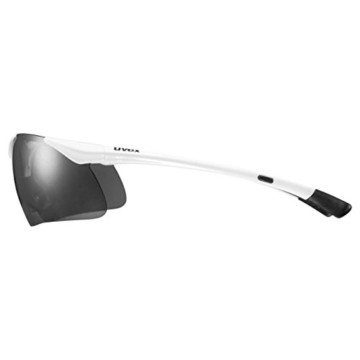 uvex Unisex – Erwachsene, sportstyle 223 Sportbrille, white/silver, one size - 3