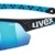 uvex Unisex – Erwachsene, sportstyle 224 Sportbrille, black mat blue/blue, one size - 1