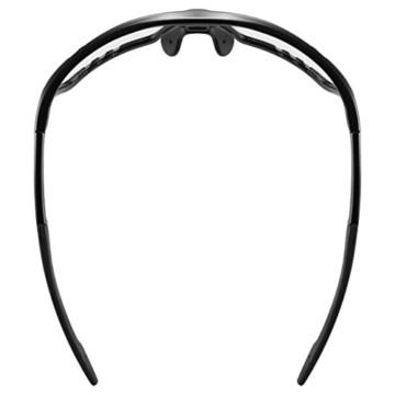 uvex Unisex – Erwachsene, sportstyle 706 V Sportbrille, selbsttönend, black mat/smoke, one size - 5