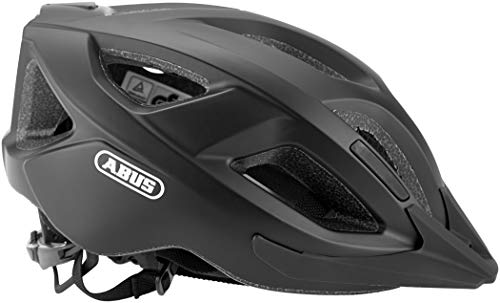ABUS Allround-Fahrradhelm Aduro 2.1 - in sportivem Design für den Stadtverkehr, Landstraßen und Trails - für Damen und Herren - Schwarz Matt, Größe M - 4