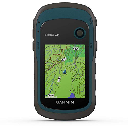 Garmin eTrex 22x – robustes, wasserdichtes GPS-Outdoor-Navi mit 2,2" (5,6 cm) Farbdisplay mit Tastenbedienung, vorinstallierter TopoActive-Europakarte und 25 Std Akkulaufzeit - 2