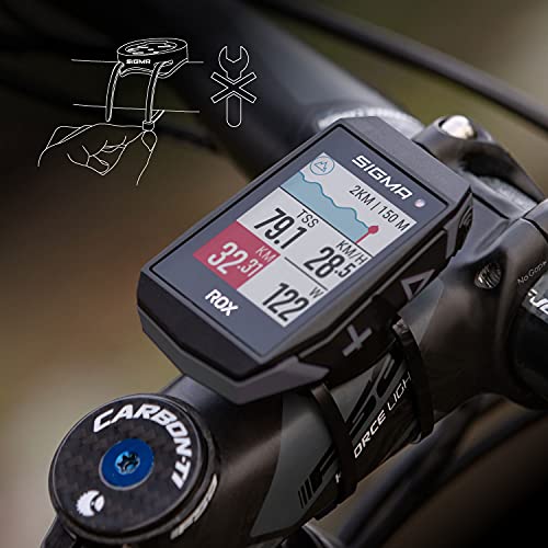 SIGMA SPORT ROX 11.1 EVO Black | Fahrradcomputer kabellos GPS & Navigation inkl. GPS Halterung | Outdoor GPS Navigation mit smarter Funktionsvielfalt - 3