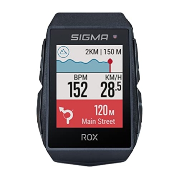 SIGMA SPORT ROX 11.1 EVO Black | Fahrradcomputer kabellos GPS & Navigation inkl. GPS Halterung | Outdoor GPS Navigation mit smarter Funktionsvielfalt - 1